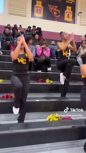 Stomp and Shake Cheerleaders at Basketball Game