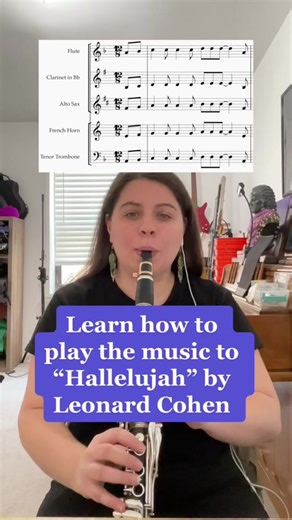 Learn to Play “Hallelujah” on Clarinet Tutorial