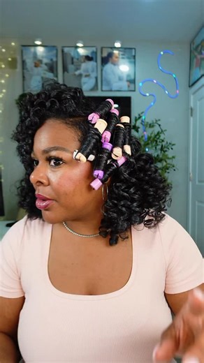 How to properly take down perm rods! Let me know if you want to see the full step by step tutorial! I got you friend! Follow for more rod and roller set tutorials!! #permrods #naturalhairinfluencer #heatlesshairstyle | Asalwaysaleia