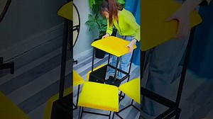 She shows a table that transforms the entire dining room in seconds