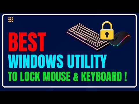 Windows Tool to Lock Mouse & Keyboard ✅ Quick Tutorial