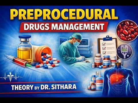 Preprocedural Drug Management | High Yield AMC Surgery Topic