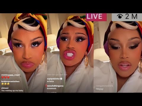 CARDI B GOES LIVE📸 DISSES BIA & SHADES SAWEETIE🔥