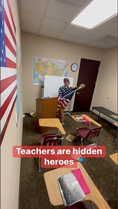 1.6K views · 69 reactions | Teacher cleans up a destroyed classroom...