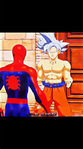 Spider-Man vs Goku 😱 | Super Saiyan 4 Awakens 🔥 #shorts #viral #goku