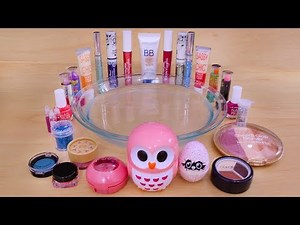 Mixing Makeup Into Clear Slime ! SATISFYING SLIME VIDEO !
