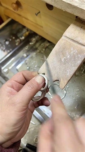 Handcrafted Silver Three-Ring Ring: Exclusive Giveaway