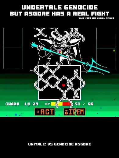 Vs Asgore | Undertale vs Deltarune | Epic Battle Animation