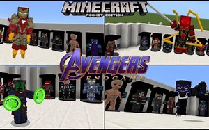 【我的世界】复仇者联盟 Avengers Endgame addon 这些英雄，总有一个是你喜欢的！