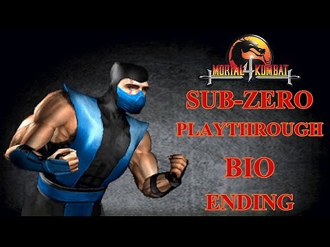 Mortal Kombat 4 - Sub-Zero Playthrough + BIO & Ending
