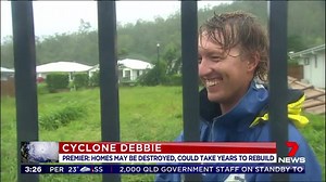 5.4K views · 50 reactions | Cyclone Debbie: 'Roofs across the road...