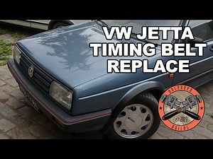 How to replace timing belt on VW jetta mk2