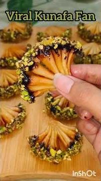 How to Make Kunafa Fans | Easy Step-by-Step Recipe