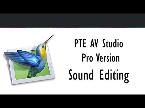 PTE AV Studio - Pro Version - Sound Editing