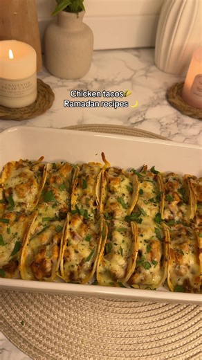 Cheesy Chicken Tacos Recipe for Ramadan