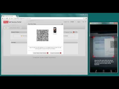 RSA AM Prime - Software Token Provisioning with QR Scan