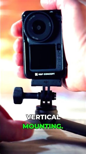 This action camera cage actually changes everything #djiactiaction6 #gear #shorts