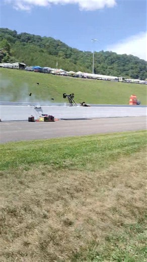 Engine explosion at 300+ mph raining parts
