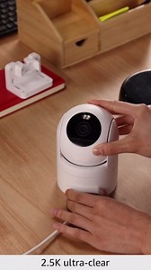 Xiaomi Outdoor Camera CW300, 2.5K Ultra-Clear Picture Quality, 4MP, Smart Full-Color Night Vision, Bidirectional Gimbal Movement, IP66 Water and dust Resistant, AI Human Tracking, White