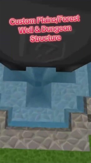 Custom Forest Well & Dungeon | Minecraft Bedrock