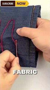 No Cut, No Problem—Easy Hem Fix. #lifehacktips #sewing #fashiontips #sewingtips #sewinghacks