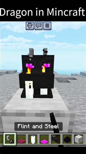 Easy Way to made baby dragon in Mincraft #minecraft #viral #shorts