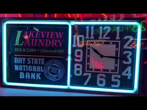 American Sign Museum Cincinnati Flip Advertising Clock Antique