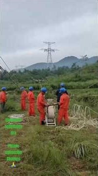 Drone Stringing for Transmission Line