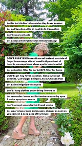 71K views · 18 reactions | Hay Fever season runs from about late...