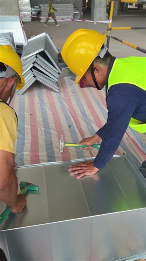 Making HVAC Air Ducts. #shorts #engineering #structure #construction