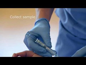Arterial puncture sampling to obtain an arterial blood gas