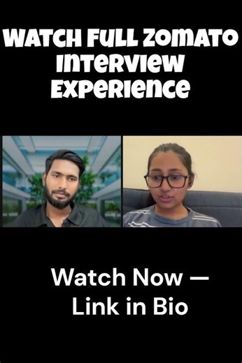 How She Cracked Zomato Placement | Real Zomato Interview Clip