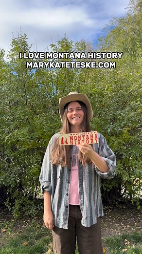 1.5K views · 563 reactions | I love Montana History Bumper Stickers are available on my website marykateteske.com #montana #history #story #historic #sticker #merch #artist | Mary Kate Teske | Facebook