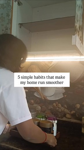 61K views · 279 reactions | 5 habits that make my home run smoother #habits #dailyhabits #routine #restock #restocking #organizedhome #organization #organized #organizedlife #OrganizedLiving #OrganizedKitchen #declutter #CleanHome #homemaker #homemakerlife #mealplan #fbreels2025ツ #shortsreels #viralfbreels | Anupam Life | Facebook