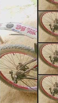 # Modify a bicycle| Sticker Tutorial|How to create a bicycle Tyre guard making...!#
