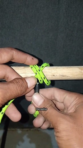 example of a simple and easy-to-practice knot #hscreative #knot #diy