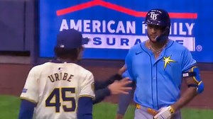 VIDEO: Massive Bench-Clearing Brawl Erupts Between Tampa Bay Rays & Milwaukee Brewers After José Siri & Abner Uribe Exchanged Punches At First Base
