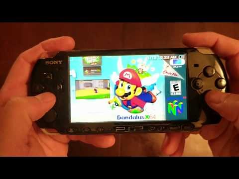 PSP and PSP Go Softmod CFW and NES, SNES, N64, Atari emulator install