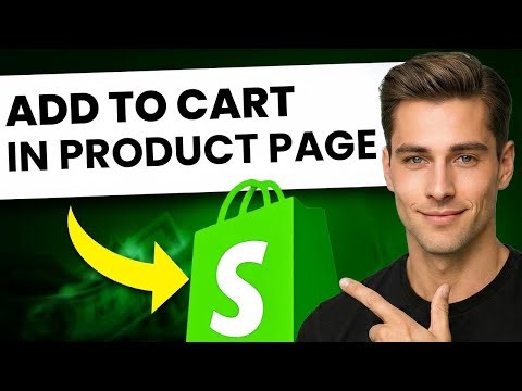 How to Add Add to Cart Button in Shopify Product Page (FREE & EASY)
