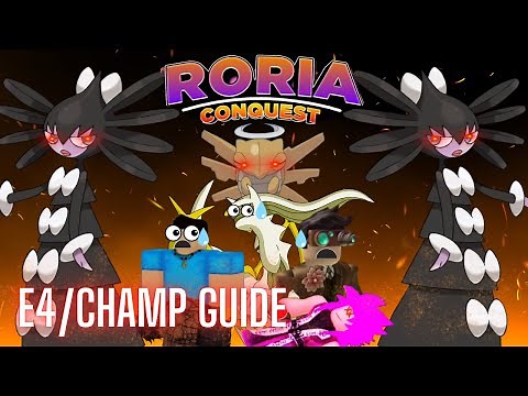 ELITE 4 / CHAMPION GUIDE RORIA CONQUEST! OCTOBER 2025