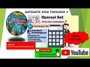contoh soalan melibatkan persilangan set