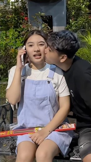 kissed by a beautiful girl