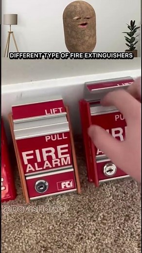 DIFFERENT TYPES OF FIRE EXTINGUISHERS 🧯