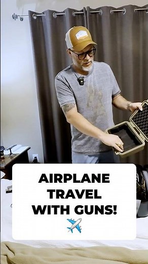 How To Keep Your Guns Safe When Flying! #travel #shorts #edc