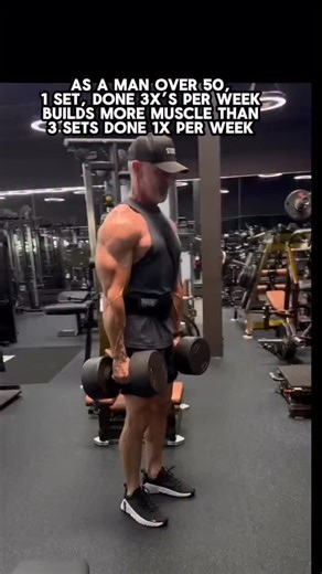 Bryan Mataya / Top Fitness Coach for busy professionals over 50 on Instagram: "Here’s where most men over 50 are stuck. They’re still training like it’s 1995. Chest once a week. Back once a week. Destroy it. Crawl out. Repeat. Feels hardcore. Looks impressive. But it’s not how muscle actually grows at this age. There’s a classic resistance training study that compared two groups using the same weekly volume. Group one did three hard sets of an exercise one day per week. Group two did one hard se