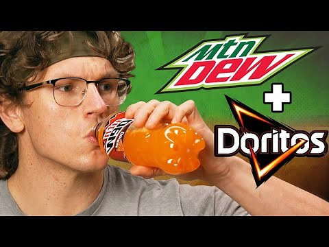 Josh Makes Doritos Flavored Mountain Dew | SNACK SMASH