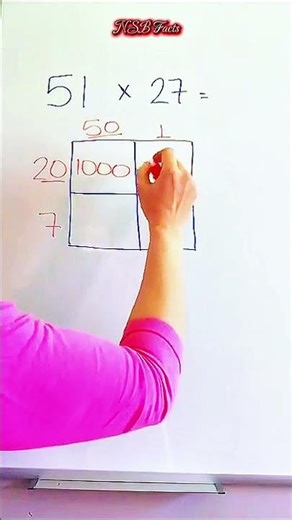 How to Multiply 2 Digit Number by Box Method #mathstricks #mathematics #mathsshorts