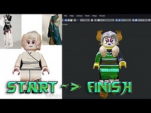 Xiuya- The Jade Princes/Mecabricks OC Minifig Making