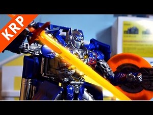 Transformers AOE Stop Motion: Optimus VS Nemesis 變形金剛: 柯博文VS大黑暗天
