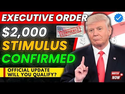 $2,000 Stimulus Check Update: President Confirms Timeline & Executive Order Plans